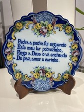 Grande Assiette Décorative 2ème Moitié Du Xx ème Siècle 