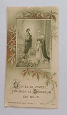 Ancienne image pieuse Souvenir
