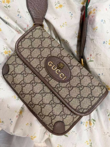 Gucci vintage flap - vintage, gg