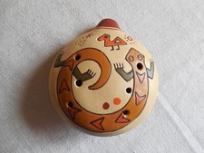 FLUTE PERUVIENNE OCARINA EN TERRE CUITE