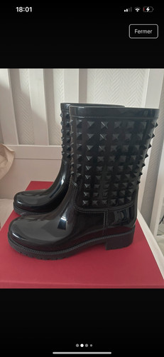 Bottes pluie noires - de,