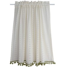 Rideau en dentelle boho avec