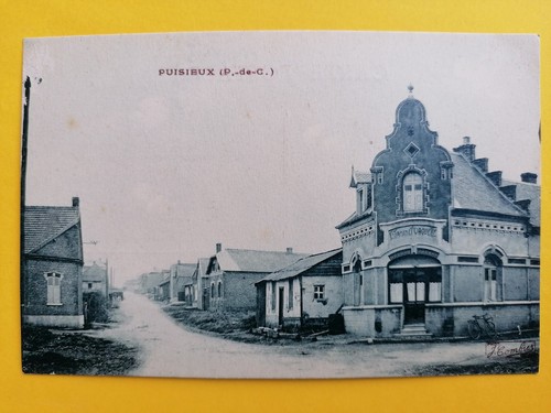 Cpa rare puisieux - puisieux, de