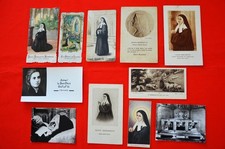 Sainte Bernadette SOUBIROUS lot mages pieuses Bouasse Lebel santino holy card