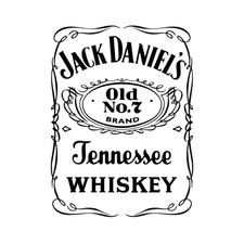 Stickers en vinyle adhésif Jack Daniel's pour DIY baril, table, maison etc..