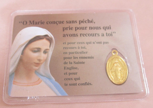 Image pieuse médaille sous - pieuse,