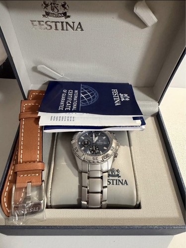 Festina f16169blue dial quartz - festina,