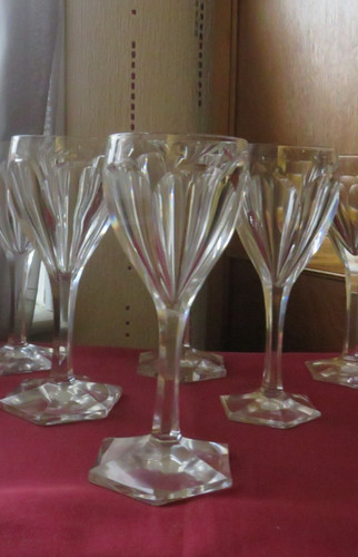 Verres eau cristal - verres,