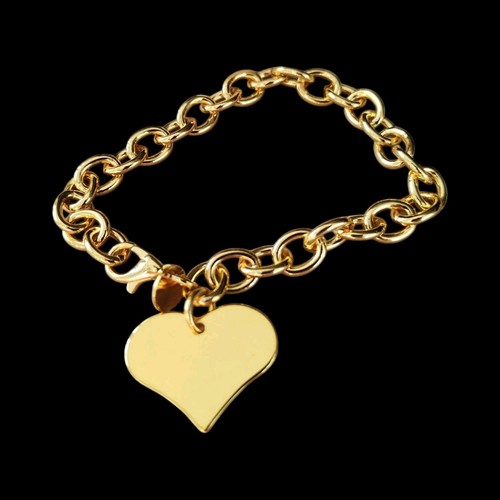Bracelet chaîne plaqué - bracelet,