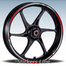 Autocollants Roues Moto Bandes Jantes APRILIA RS4 50 RS125 Stickers Racing 3