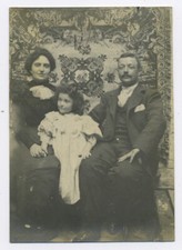 E601 Photo vintage originale 1902 famille Tapis Mural Malo Bains Dunkerque