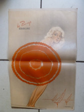POSTER  CENTRAL  DU   Magazine  STARS et VEDETTES  avec PIN-UP de ROGER BRARD  4