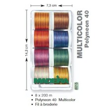 Boite de 8 bobines de fil 200