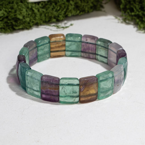 Bracelet fluorite pierre - bracelet,