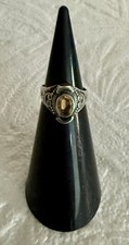 BAGUE ARGENT/ CITRINE/ XXI