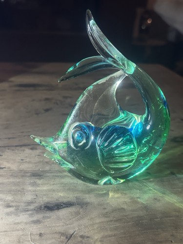 Ancien poisson verre de - poisson,