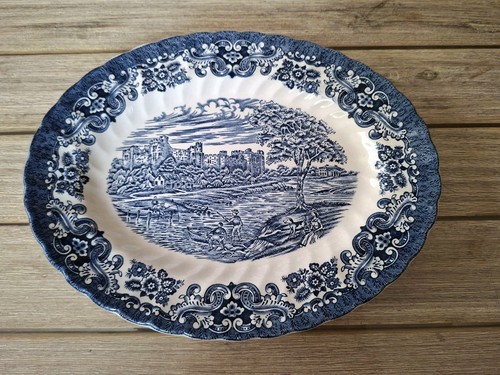 Plat ovale anglais ancien