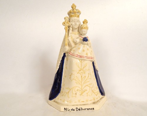 Statuette faïence quimper - statuette,
