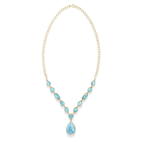 Collier larimar pierre - collier,