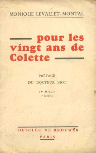 Pour les vingt - de, colette