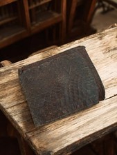 Porte-monnaie vintage ancien cuir de serpent véritable collection rétro rare