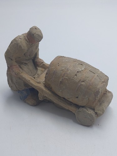 Sculpture terre homme - sculpture,