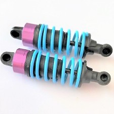 Coppia D'Amortisseurs Longueur 65mm Ressort Bleu Diamètre 17 Bergonzoni RC