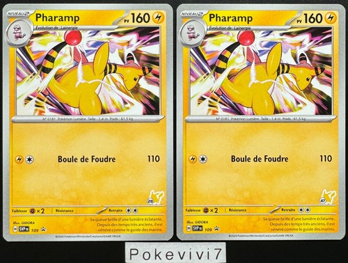 Cartes pokemon pharamp svp - x2,