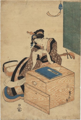 Estampe japonaise originale - uw,