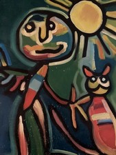 peinture huile panneau Bois