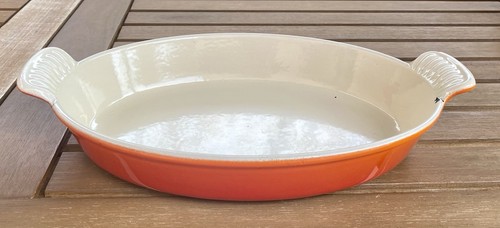 Plat ovale modèle orange - ovale,
