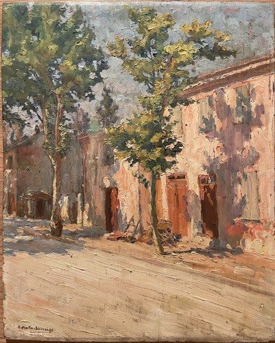 Huile sur panneau martin - sur,