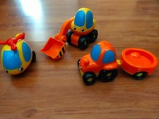 Lot 3 vehicules Smoby Vroom Planet