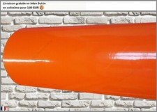 film vinyle orange brillant thermoformable sticker adhésif covering 30cm x 20cm