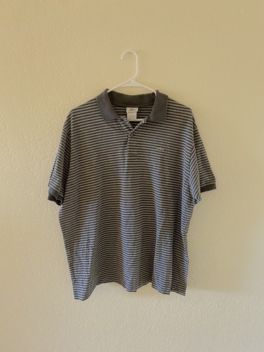 Lacoste blue striped - striped, polo