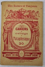 Cahiers du collège : N° 2O. [Complément au Cahier Ubu - Collège de