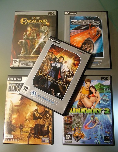Lot jeux vidéo - jeux, excalibur