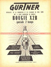 Publicité GURTNER bougie X2B sertie PALOMA 49 Cyclo Sport Advertising #00303