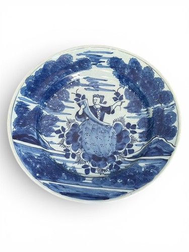 Assiette delft xviiieme xixeme - delft,