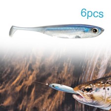 6 pièces leurre de pêche