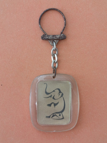 Keychain elephant - keychain,
