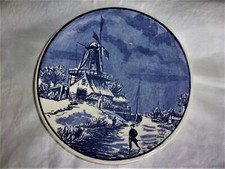 Assiette céramique bleue - bleue, et