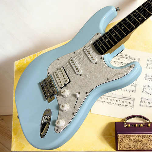 Electric guitar sky blue - st,