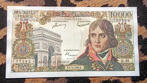 Billet 10000 francs bonaparte - 10000,