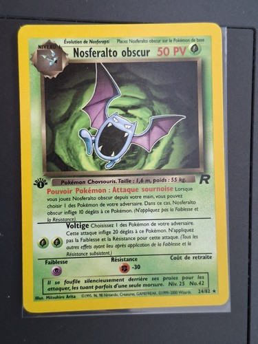 Carte pokémon nosferalto - carte,