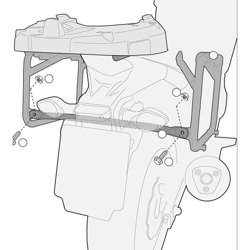 Givi trekker outback side - givi, case