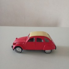 Citroën 2cv6 Rouge Toit Blanc