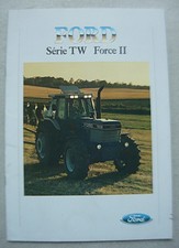 Ford série TW Force II TW-35 1986 brochure de vente tracteur catalogue
