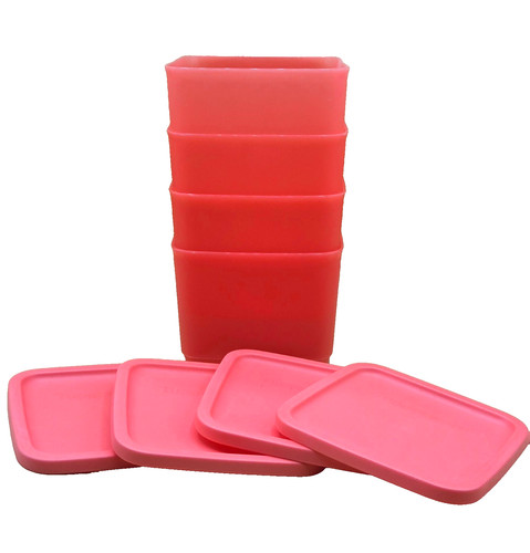 Liter peach pink - (set, of