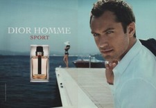 Publicité papier Parfum. Perfume ad. Dior Homme 2012 double page